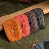 Customized BMW Key Cover Is Suitable for the Old 3 Series 320li Car 5 Series 525 Packs of Pure Handmade Leather Shell Buckles, High-end
