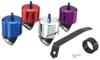 Kitaco 515-0089355 Super Power Filter Kit, Purple Anodized Diameter 1.3 Inches (35 Mm), JOG/DX/ZR 4 Stocks