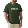 Coding Dad Like A Normal Dad But Cooler Programmer Dad TShirt heavyweights oversized t shirt men