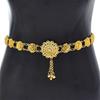 Bell Ethnic Style Belt Silver Dance Dress Belt Chains Vintage Gold Belt  Party Decoration