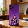 Милый Чехол для Телефона с Изображением Певицы Билли Айлиш B-Billie Eilish Для iPhone17,16,15,14,13,12,Plus,Pro Max, 5G Другие Мягкая Черная Крышка
