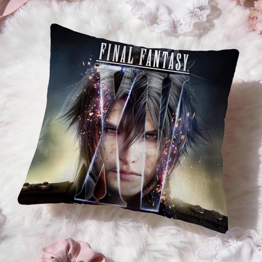 Игровой F-Final Fantasy VIIS Наволочка Премиум-комфорт Двусторонняя Наволочка - Дизайн «Два в одном» для Любой Комнаты и Салона Автомобиля