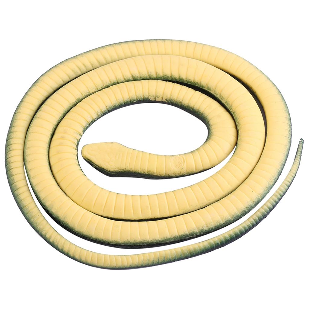 1Pc 130cm , Rubber Snake Garden Props Funny bendy toy Rlistic Soft fake snake rlistic Joke Prank Toy Gift Hot