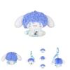 Adorable Cinnamoroll Plush Keychain Soft Short Plush Japanese Anime Accessory