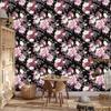 Wallpaper Roses in colors for the Living Room and Bedroom 50x1000