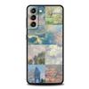 Чехол для телефона с картиной Клода Моне для Samsung Galaxy S26 Ultra S25 Plus S24 FE S23 S22 5G S21 S20 Черный Мягкий