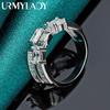 925 Sterling Silver Zircon 7-10# Ring For Women Fashion Charm Jewelry MR028
