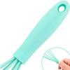 Practical Comfortable Handle Cook Portable Reusable Egg Agitator Cooking Tool Egg Whisk