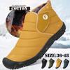 Women/Mens Waterproof Winter Snow Ankle Boots Fur Lined Slip On Outdoor Casual Shoes