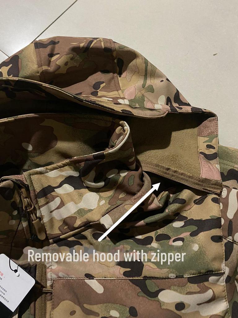 Pave Hawk Lurker Tactical Soft Shell Jacket - Outdoor Cold Weather Style PLY_76