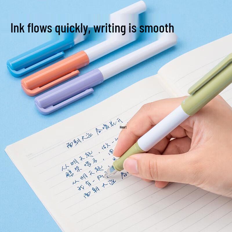 Deli EF Fine Nib Posture Correction Fountain Pen Set