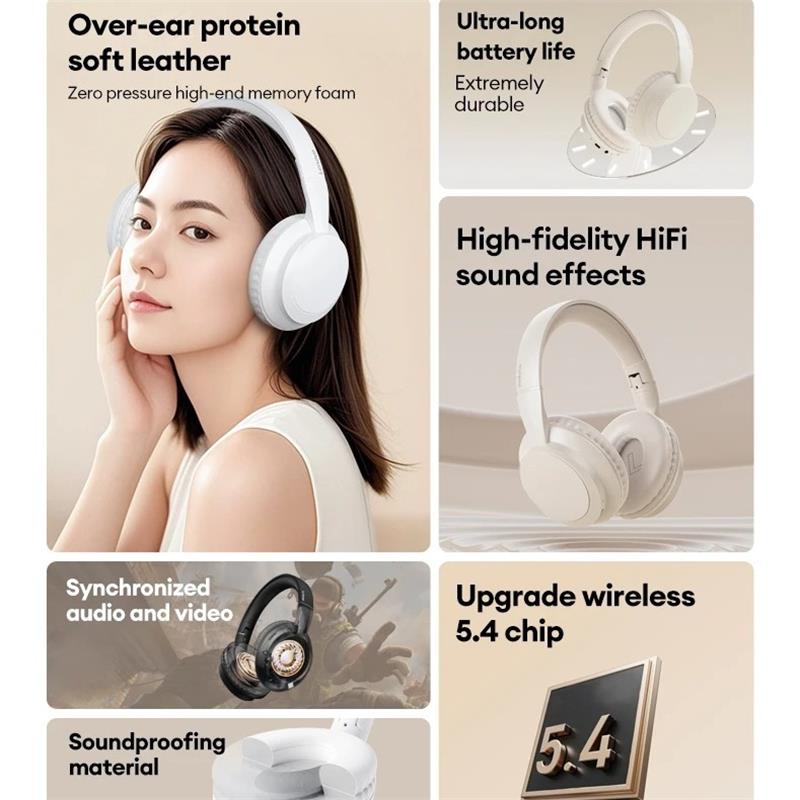 НОВЫЕ беспроводные наушники Lenovo TH11, накладные Bluetooth-наушники, HIFI стерео музыка, игровые, с шумоподавлением, 24 часа работы