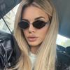 Fashion Polygonal Women Sunglasses Vintage Brand Rhombus Ladies Sun Glasses Shades Unique Metal Frame Punk Eyewear