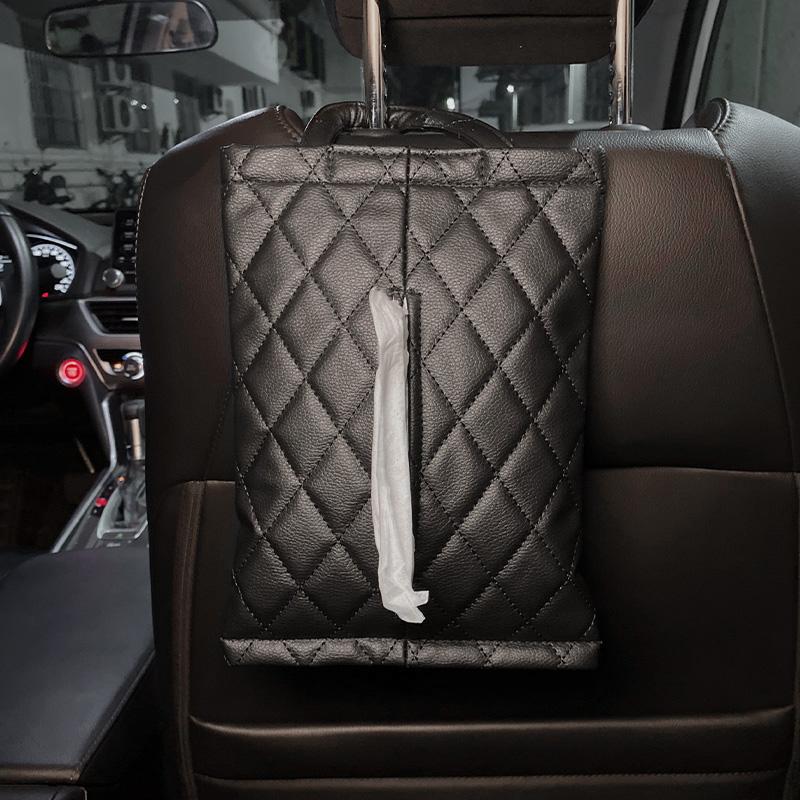 Милая мультяшная кукла-облако, автомобильная коробка для салфеток, подголовник сиденья, кожаный держатель для бумаги, органайзер для салона автомобиля, аксессуары для укладки автомобиля