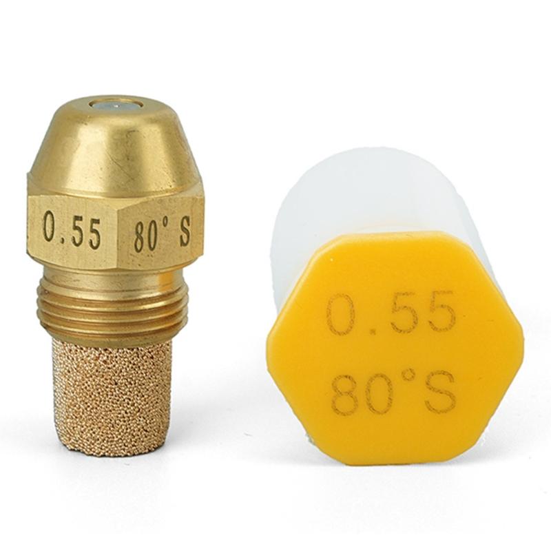 Промышленная металлическая форсунка 80 градусов, усиленная металлическая форсунка для оборудования для сжигания топлива, варианты 14 GPH