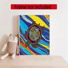 Australian Aboriginal Style 5D Round Diamond Painting Kit Diamond Embroidery Painting Rhinestones Mosaic Frameless Handwork Decoration Arts