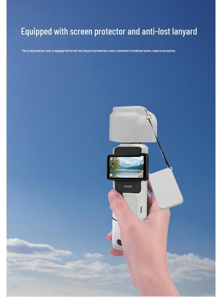 DJI Pocket 3 Protective Silicone Case - Anti-Scratch & Anti-Drop for Action Camera Accessories