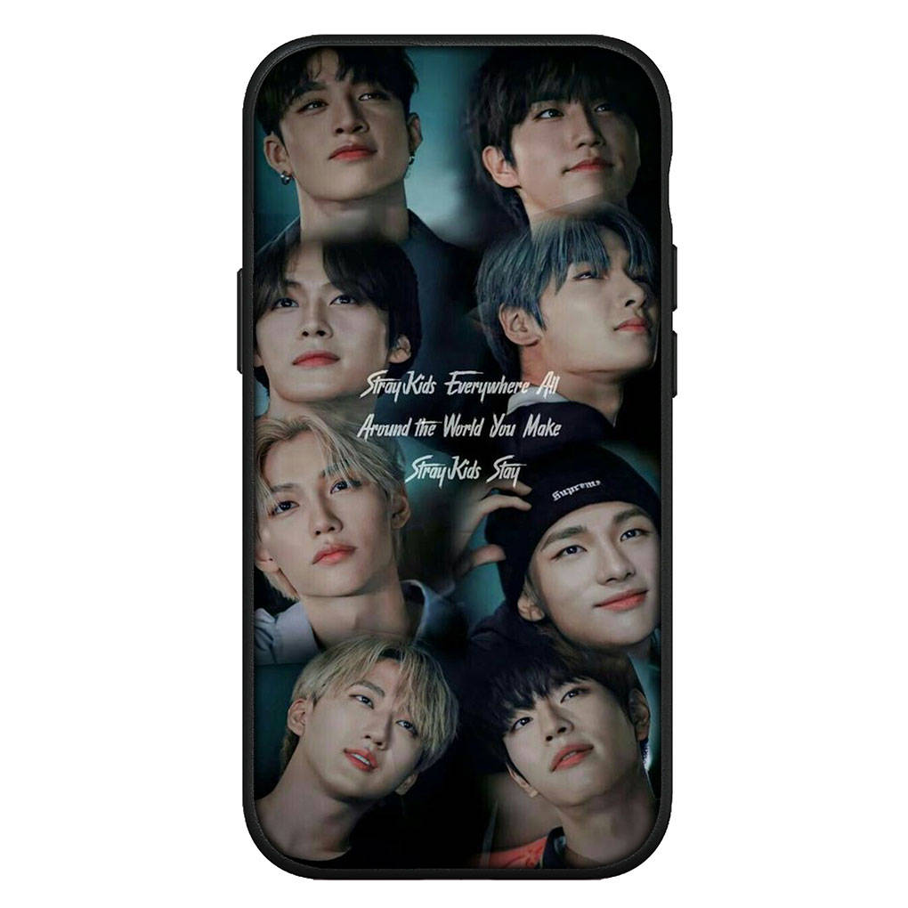 Чехол для iPhone 15 14 Xiaomi Redmi Note 13 12 11 Pro Max X 8 7 9 XR Samsung Galaxy S24 S23 A05 OPPO A15 Huawei SKZ Stray Kpop Kids Hot Phone Case
