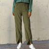 Fashoin Casual Straight Wide Leg Pants Women Fashion Corduroy Baggy Pants Woman Solid Vintage High Waist Trousers Pantalon 24077