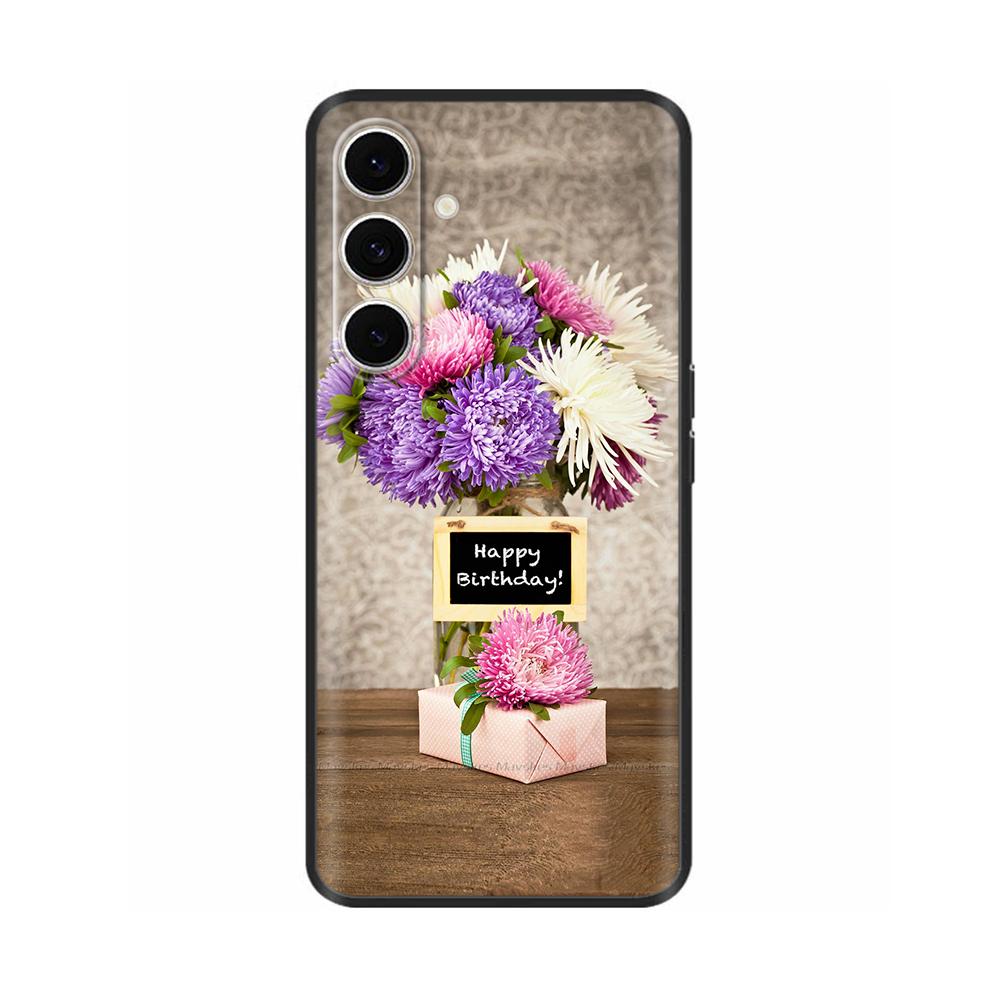 Для Samsung Galaxy S24 FE Чехол Мягкий Черный Силикон ТПУ Чехол для Galaxy S24 Plus S24+ S24FE 5G Чехол для Телефона Capa S 24 FE Корпус