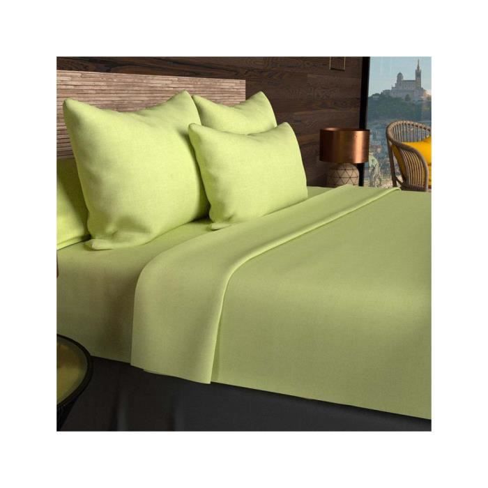 Детская простыня из ДЖЕРСИ зеленого цвета 60x120 см