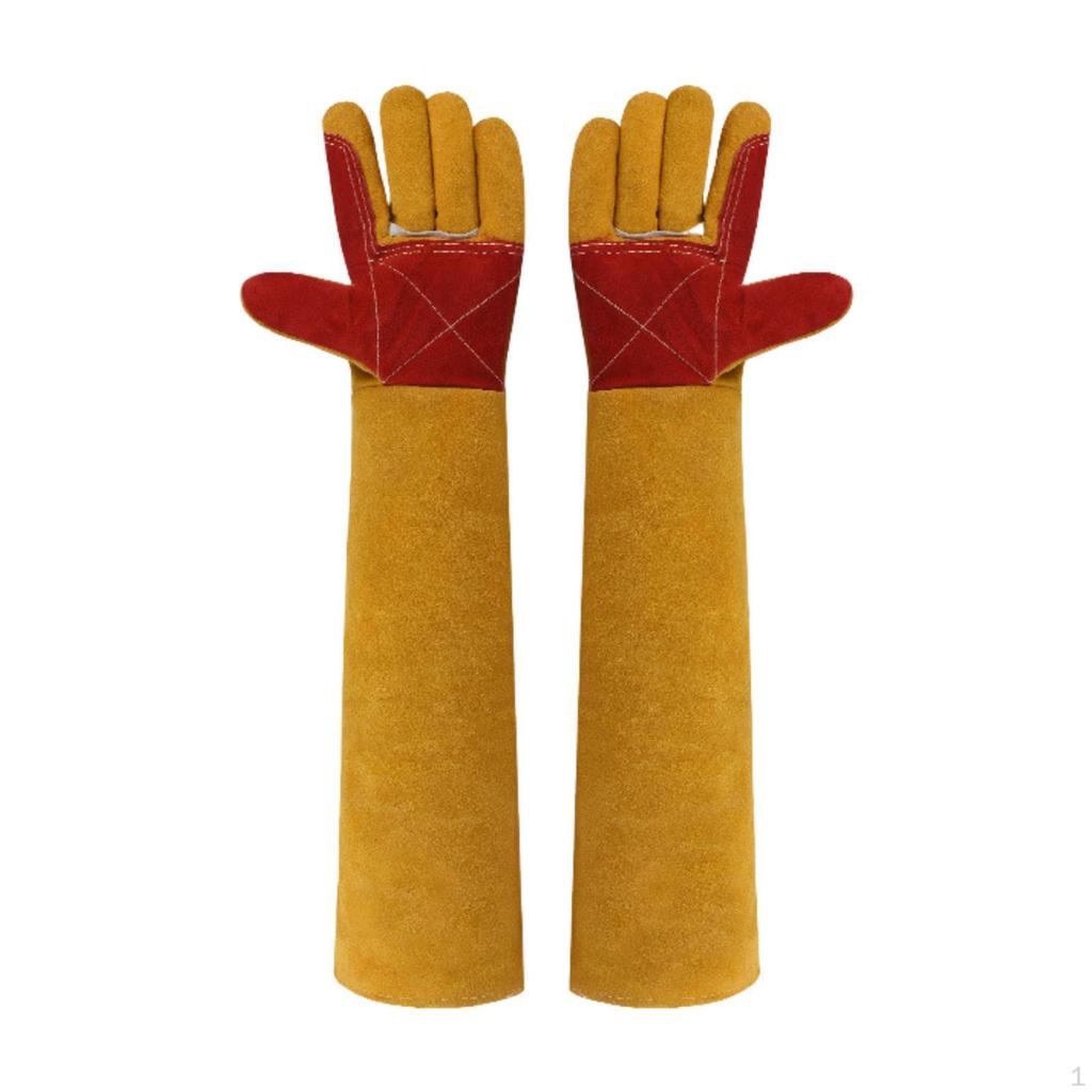 Перчатки для работы с животными Защита от царапин Дышащие из ПУ кожи для домашних животных для кошек собак Защита от укусов