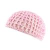 Adjustable Strap Mesh Hair Net Turban Hat Crochet Hair Snood Fashion Black Wig Caps  Women
