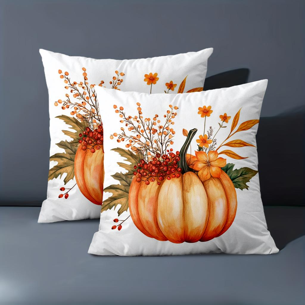 1 шт. Осенняя тыква Декоративные наволочки для диванных подушек Полиэстеровая наволочка, декоративная наволочка для диванной подушки