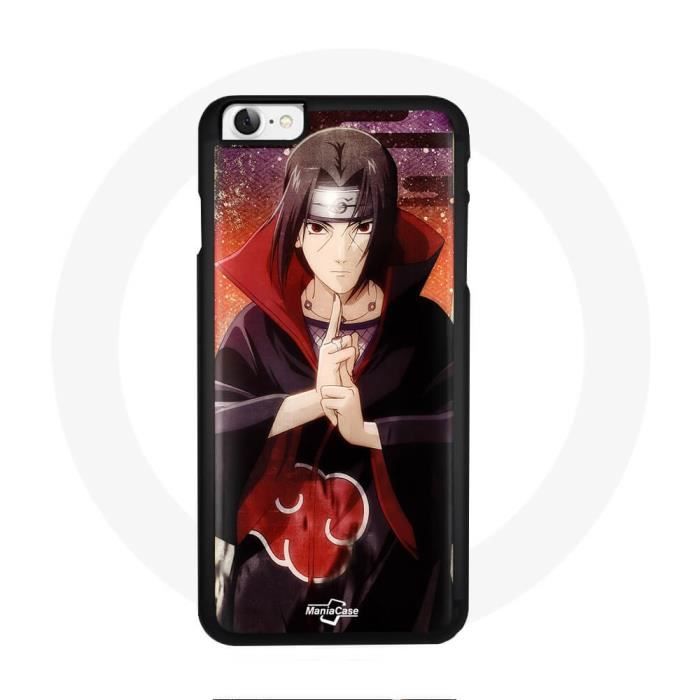 Coque - Maniacase - Iphone 7 - Itachi Naruto Anime - Souple - Protection et décoration