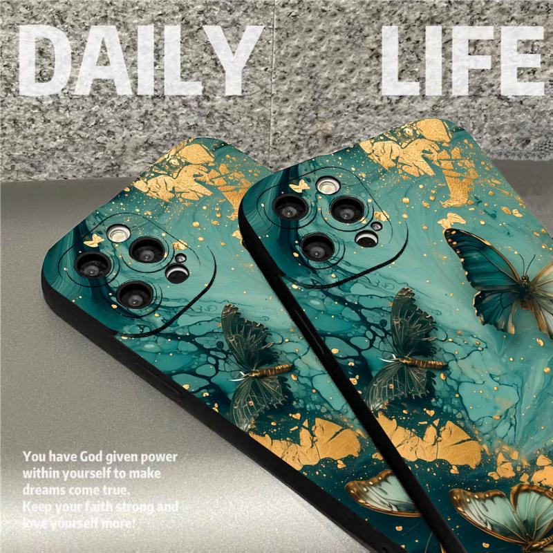 Butterfly Design Minimalist Pattern Phone Case For iPhone 17 16 Pro Max 15 14 13 Mini 12 11 17Air 16E X XR XS 8 7 Plus Cover