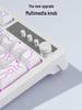 Механическая клавиатура H97: Беспроводная/проводная, RGB, для дома/офиса/игр, трехрежимный Bluetooth для девушек.