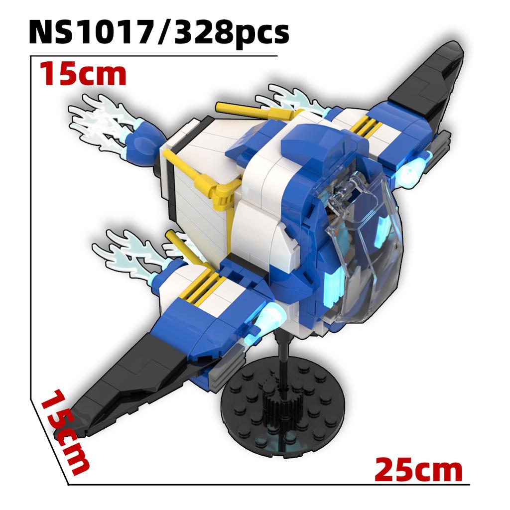 MOC Subnautic-a Seamoth Транспортное средство Подводная лодка Строительные блоки Исследование Глубокого моря Головастик Морские Игрушки для Образовательной Игрушки Рождественский Подарок