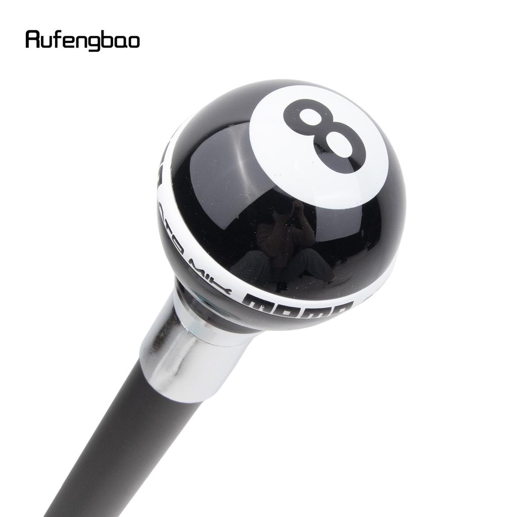 Трость для ходьбы в виде черного, белого и серебряного шара, модная декоративная трость для джентльмена, элегантная трость для косплея, посох 92 см