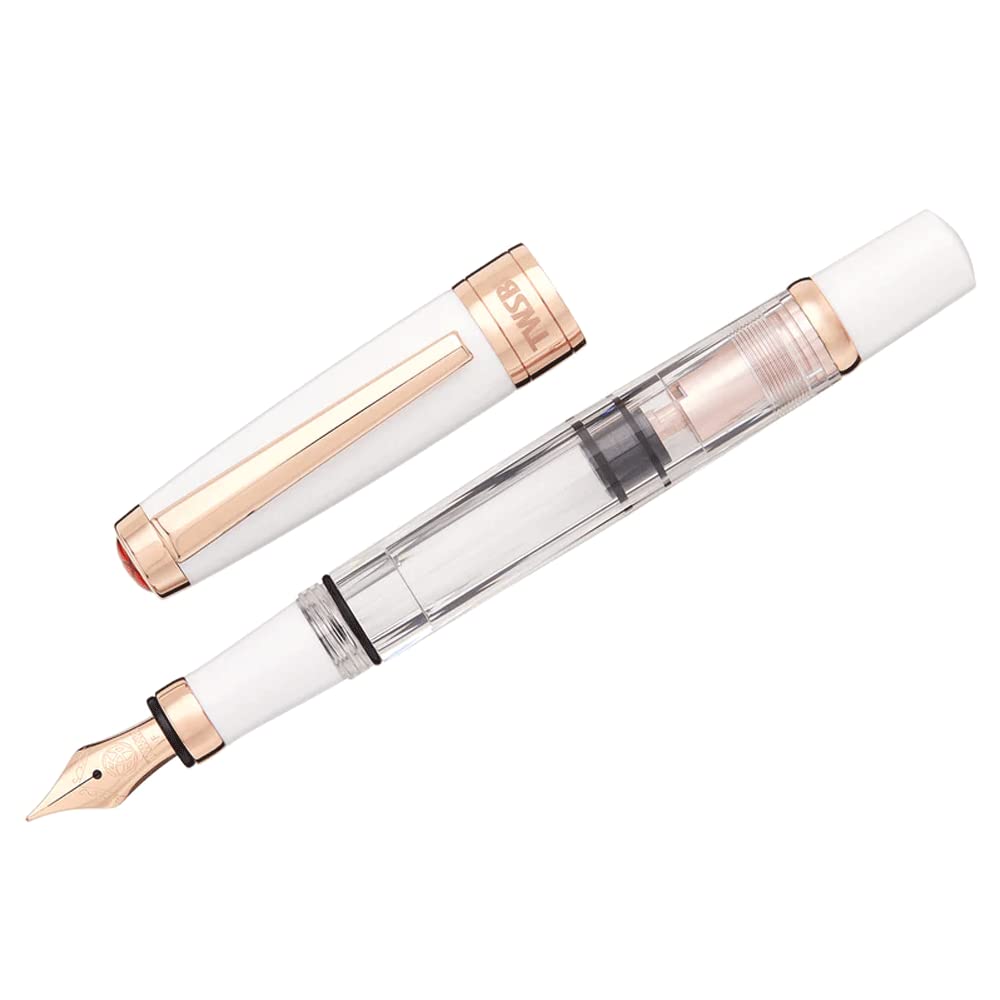 Ручка-диспенсер Twisbee Diamond 580 Белый Розовое Золото Fine TW100757, GT, Перо,