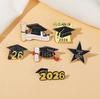Звезда Выпускника Класс 2026 Памятный Подарок Студенту Сувенир на Выпускной Значок на Лацкан Подходит для Выпускных Церемоний и Празднований