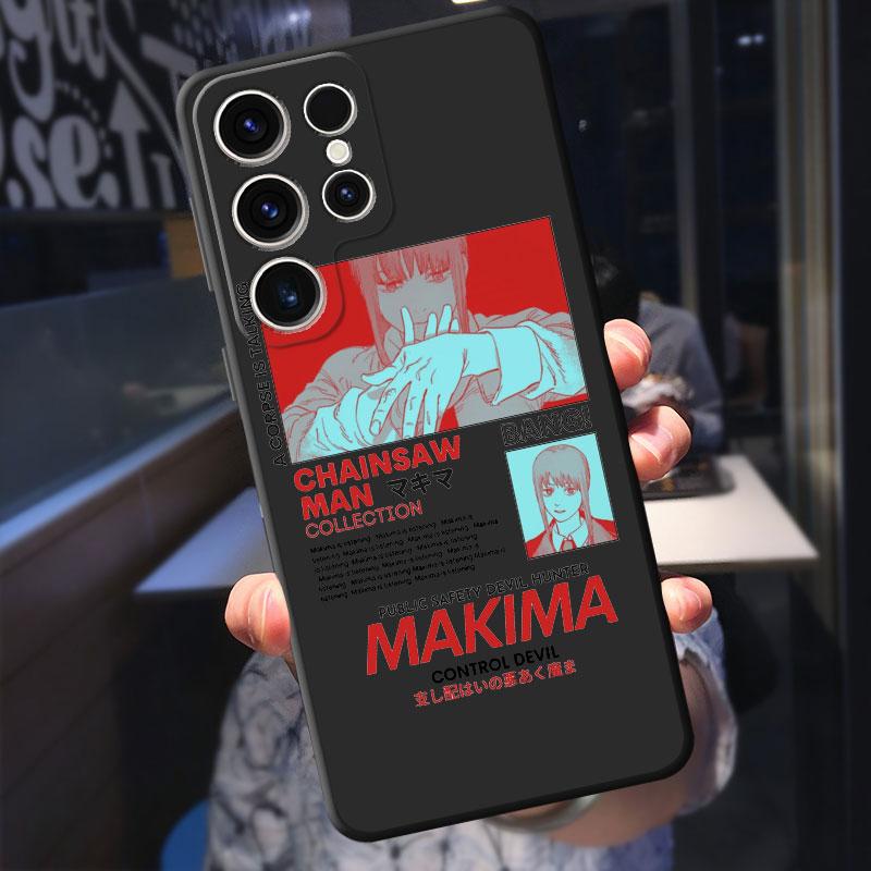 Чехол для телефона с рисунком аниме «Человек бензопилы» для Samsung Galaxy S10e S23 Ultra 5g S20 Fe S21 S8 S7 S22 Plus S10 S9, силиконовый чехол