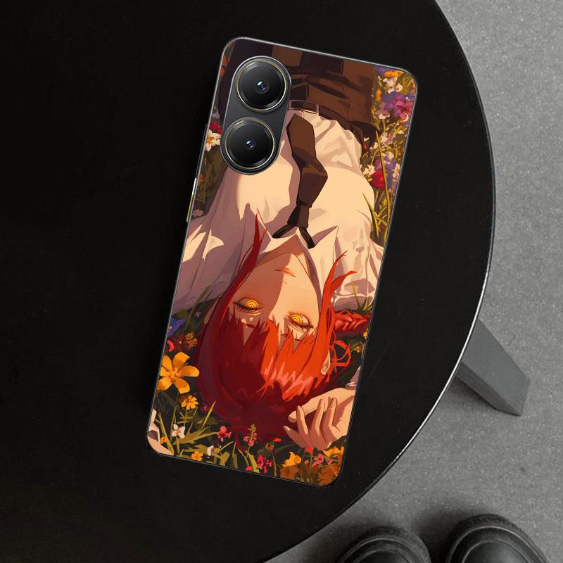 Чехол для телефона Chainsaw Man Makima для Xiaomi Poco X6 X5 X7 Pro F7 Ultra Redmi 15C 15 13C 13 12C 12 10C 10 10A 9C 9A 9T 9 Coq