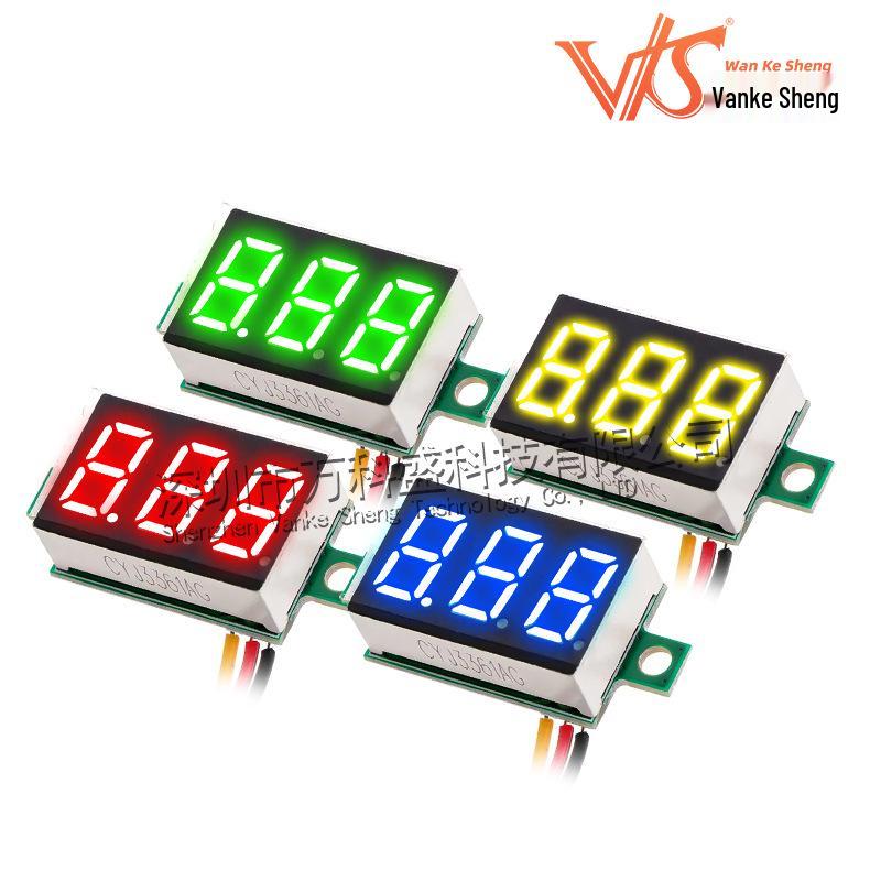 Мини 0,36" Никси-трубка 3-проводной DC 0-100В Цифровой вольтметр с переменной точностью