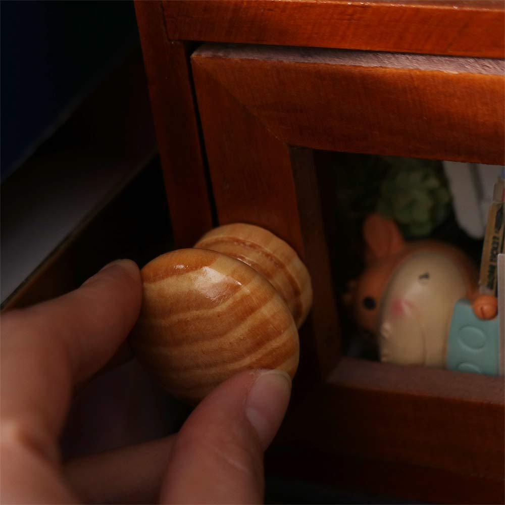 Polished Finish Circular Drawer Handles Easy-Grip Design Dresser Furniture Door Knobs  for Kitchen