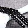 6X9/8X12mm Rice Shape Black Agate Onyx Loose Beads Women Men Jewelry Making Design DIY Necklace Carnelian Stone Accessory Crafts