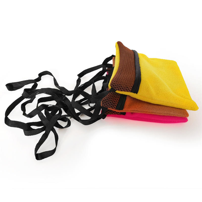 1 шт. Сумка-переноска для маленьких питомцев, сумка-шлейка для хомяка, спальный мешок для хомяка, двухслойный плюшевый, теплый, удобный, зимние принадлежности, подходит для хомяков, песчанок