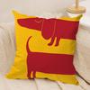 Cartoon Animal Cute Cushion Cover Silky Short Plush Double-Sided Printed Pillow Case for Sofa All Seasons Home Decor Gift
