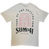 Sum 41 Unisex Adult Tour Â´24 Pt. 2 Skull T-Shirt