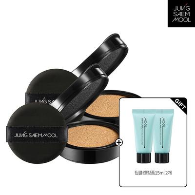 Essential Skin Nude Cushion Refill 14 г x 2 + Пенка для глубокого очищения 15 мл x 2