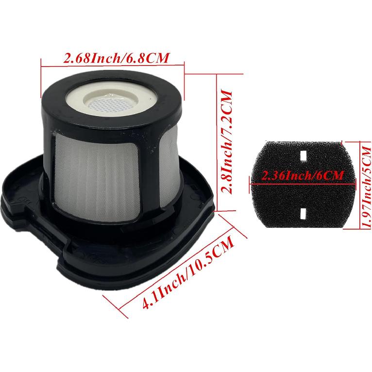 4 шт. 2284W 2390A Замена пылесоса для Bissell Pet Hair Eraser Литий-ионный ручной пылесос 2284W 2390 2389 2390A. Сравнить с деталями № 1614212 1614203