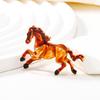 Enamel Galloping Horse Zodiac Brooch - Year of the Horse Jewelry