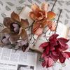Elegant Artificial Magnolia Branch Real Touch Fake Flower Home Living Room Decor