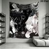 Death Note Wall Tapestry Aesthetic Wall Hanging Printed Fabric Blanket Decorative Tapestries for Bedroom Living Room Home Decor