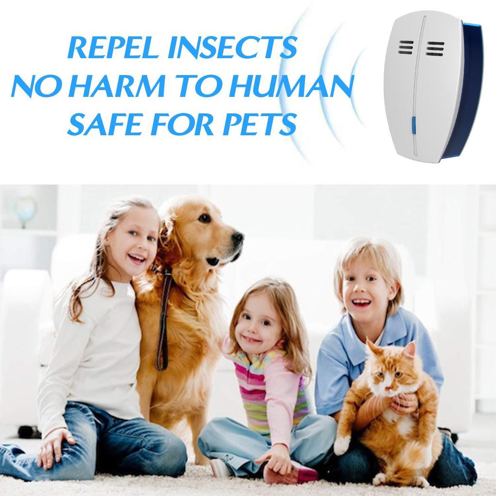 Новейший ультразвуковой отпугиватель вредителей, подключаемый отпугиватель насекомых, электронные портативные устройства для защиты домашних животных