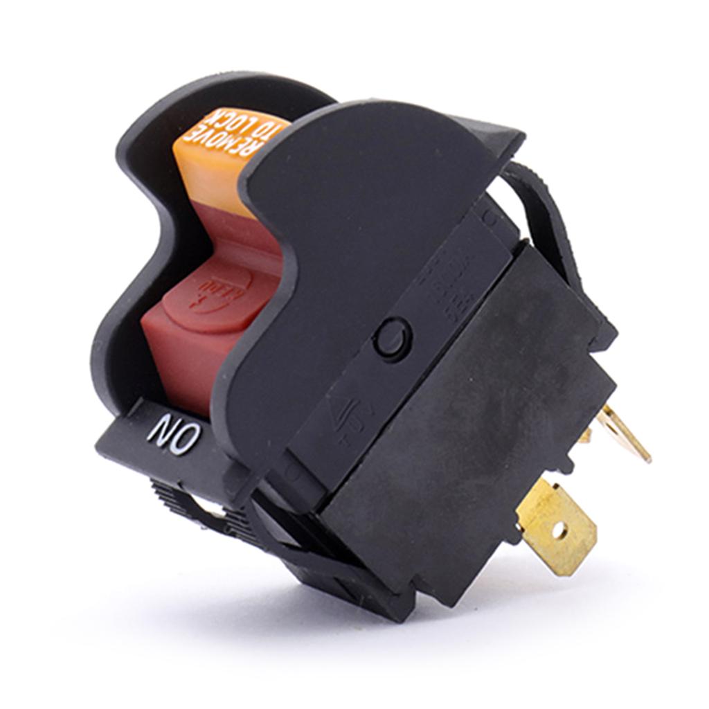 Industrial 125V/250VAC Key Locking Push Button Switches 4 Pin Electric Safety Control Heavy Duty 4 Pin Key Operated